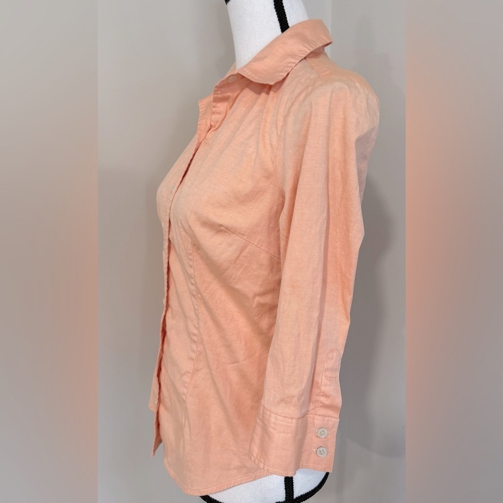 Gap 3/4 Sleeve Fitted Blouse - Picture 2 of 6